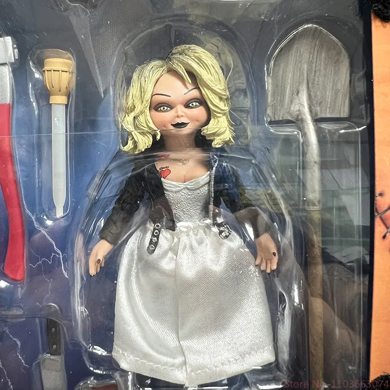 Oryginalna pierwsza edycja Neca Ghostbusters Chuchi Chuchi i panna młoda Tiffany podwójny zestaw modeli figurek