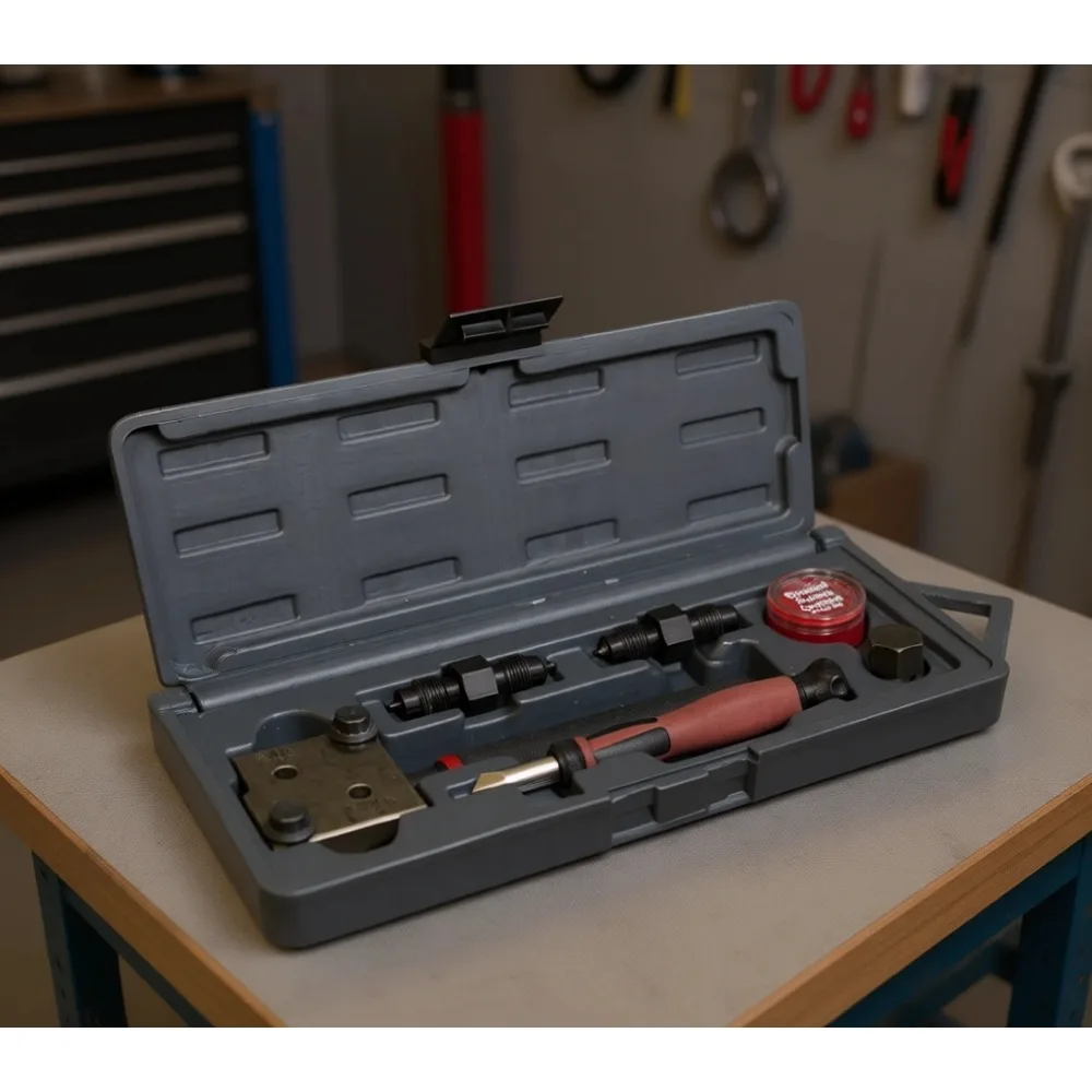 

Flaring Tool for 3 16 and 1 4 Inch Tubing Creates Single or Double Flares