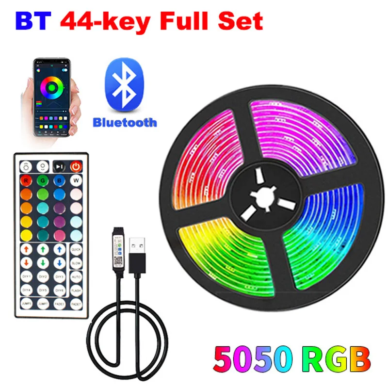 

Bedroom LED Remote Control TV Backlight Bluetooth Remote Infrared, Bluetooth Music Sync Control Led Strip 4pin