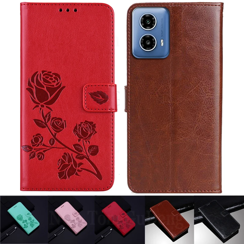 For Motorola Moto G34 5G Case Flip Wallet Book Cover for Coque Motorola G34 MotoG34 G 34 5G Leather Protect Phone Case Fundas