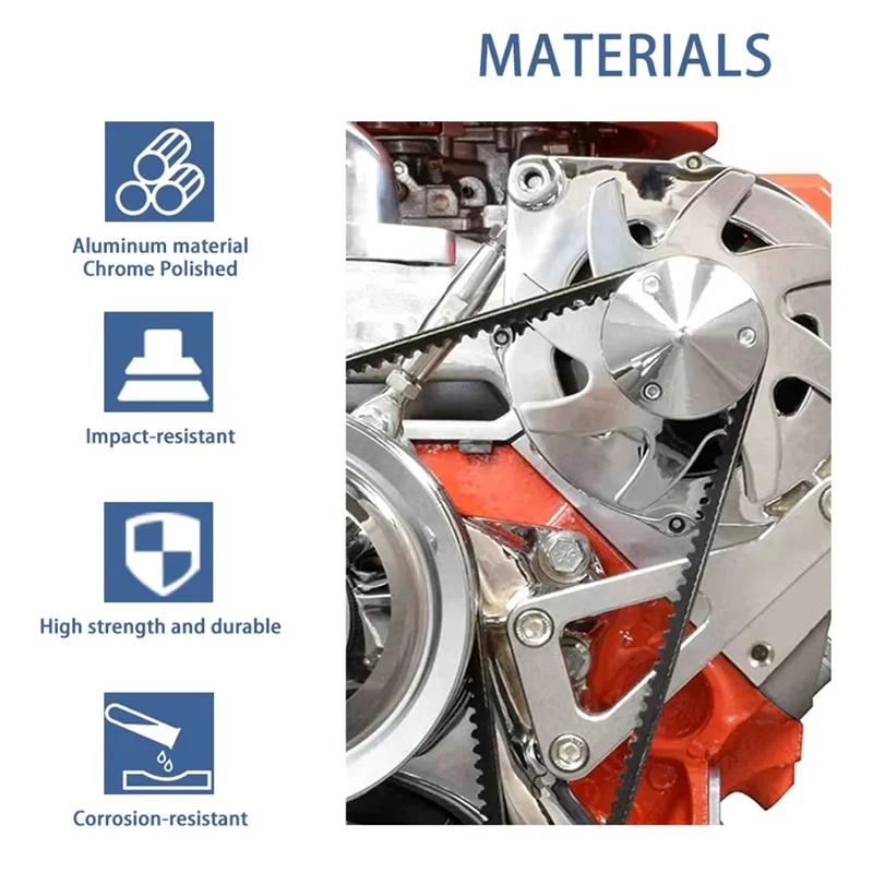 قوس مضخة المياه المولد LWP قوس عدة 551411 ل SBC 350 305 327 383 5.0L 5.7L V8 551411 #5
