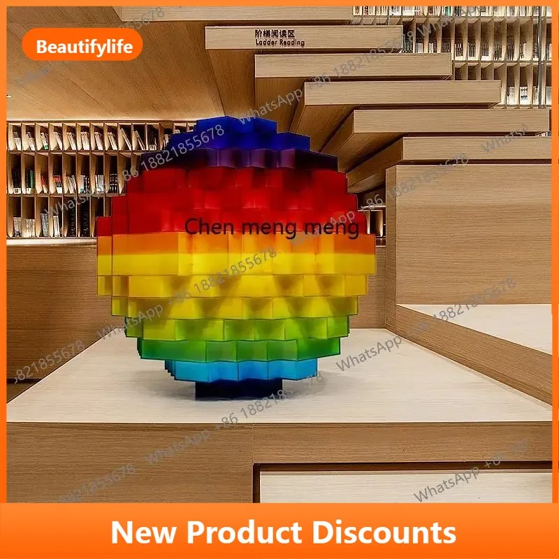 C56 Modern simple study bookcase transparent acrylic transparent ornaments, creative handicrafts