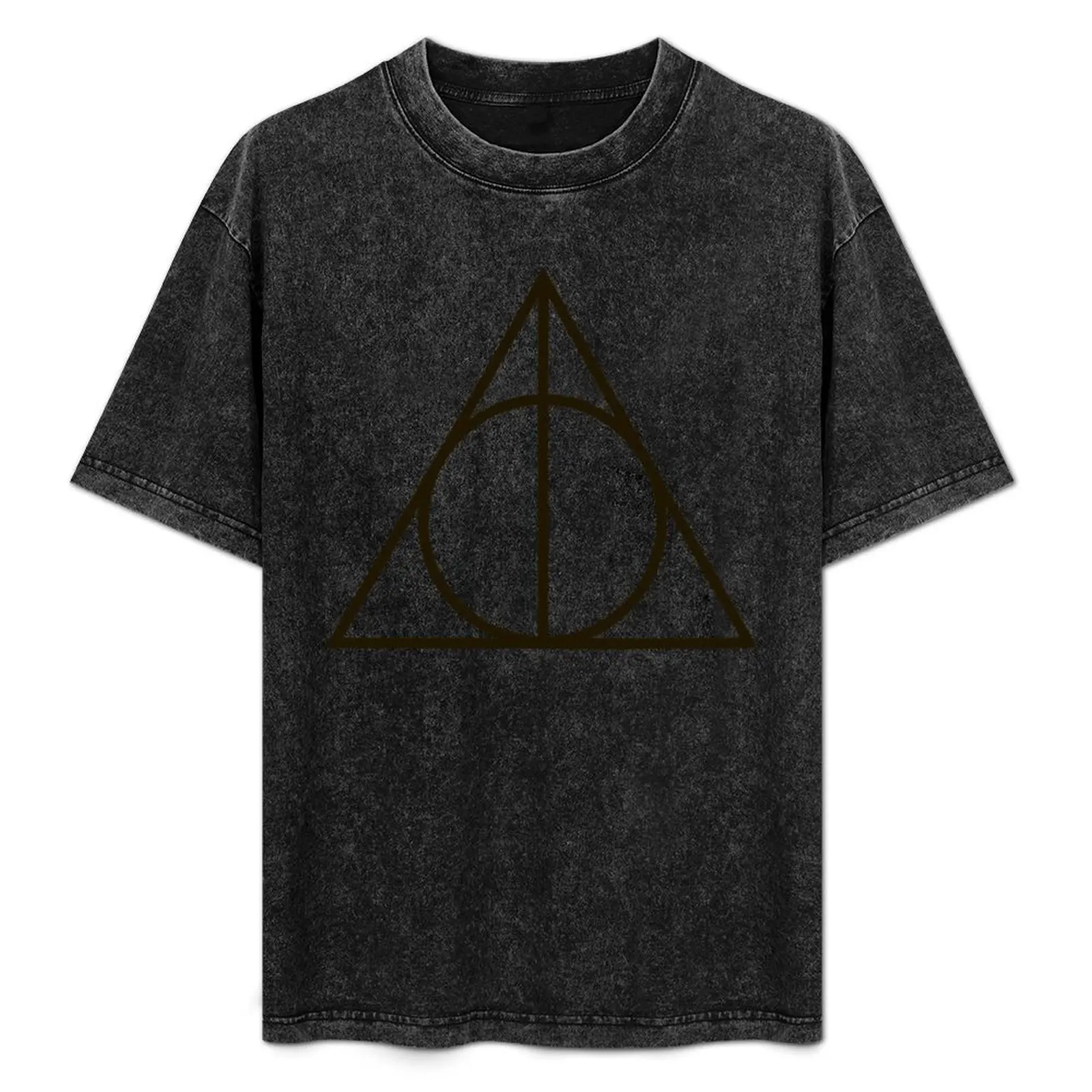 Símbolo de las Reliquias de la Muerte. Una varita mágica, una piedra de resurrección y una capa de invisibilidad. Camiseta del Día de Acción de Gracias