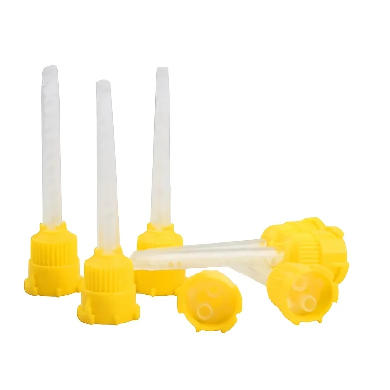 Dental Dispensing Nozzles - Disposable Mixing Tips with Precise Flow Control for Dental Impressions, Labs, Clinics