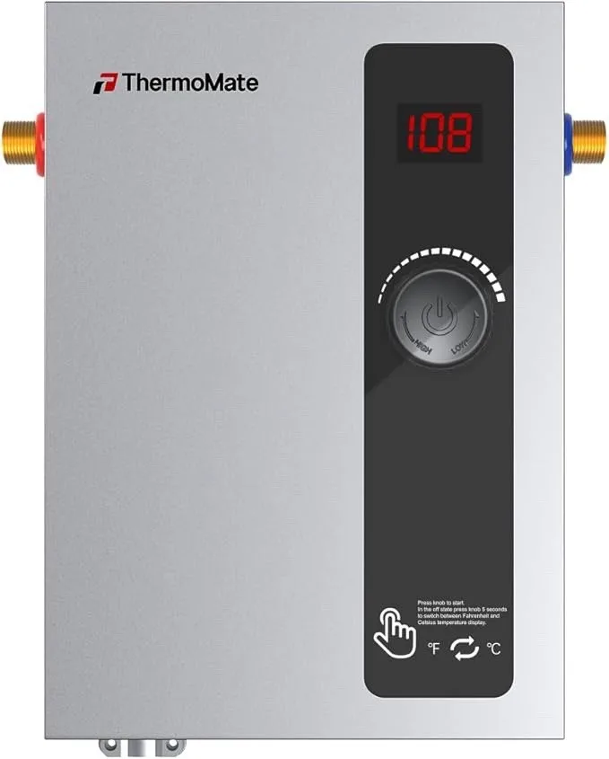 

Electric Tankless Water Heater 11kW 240 Volt Instant Hot Shower 2.15GPM