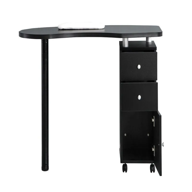 Nail art table mobile rotating table: modern minimalist small nail salon single-person manicure work desk