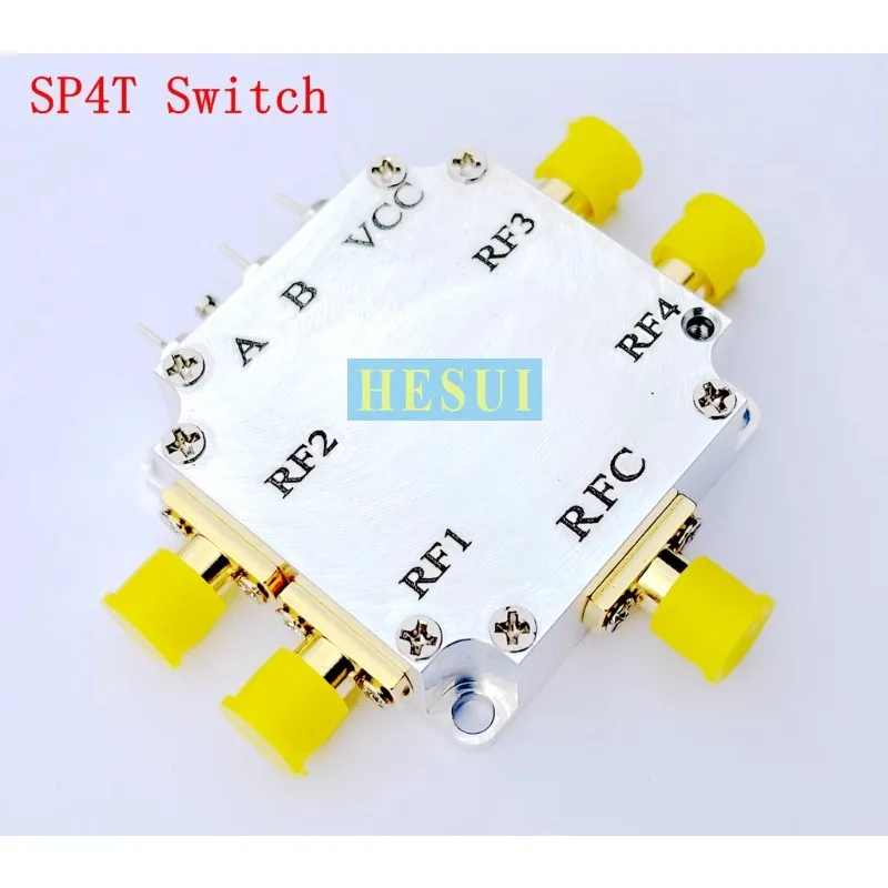 SP4T all four RF electronic switches 1M-3GHz broadband width high isolation Low plug loss