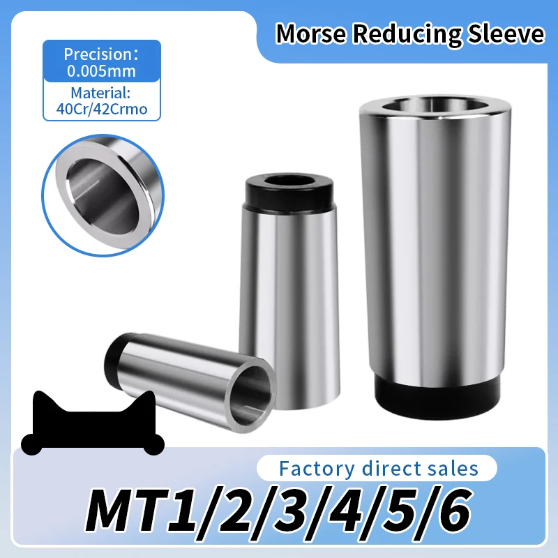 Precision Grinding Mohs Top Needle Sleeve MT1/2/3/4/5/6 Lathe Spindle Milling Machine Variable Diameter Sleeve