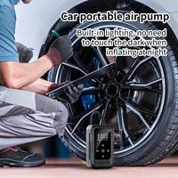 Tire Inflator Portable Air Compressor Digital Display Portable Tire Inflator Digital Display Rechargeable Pump For Camping