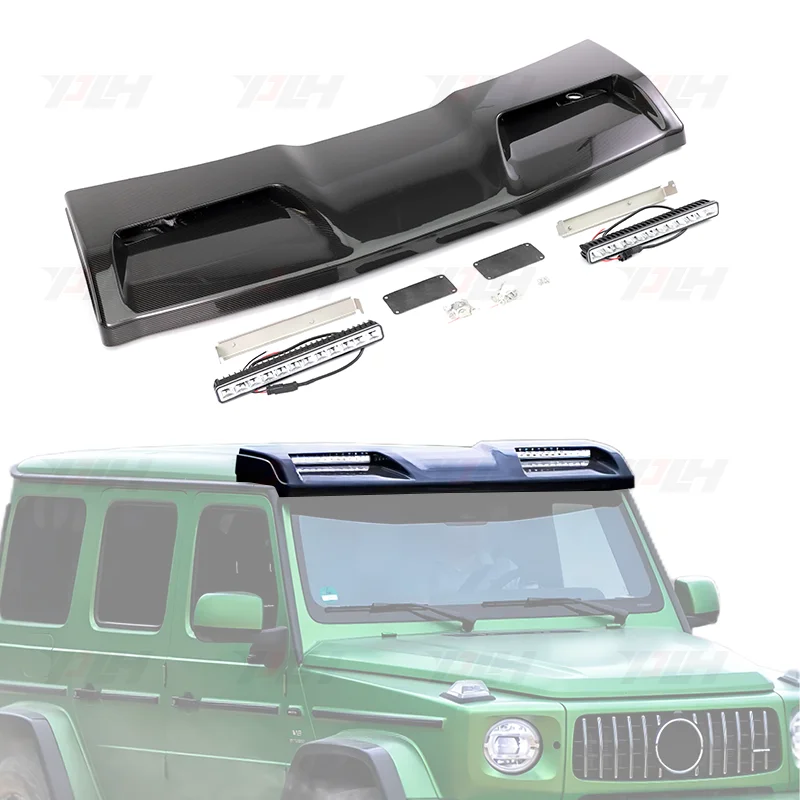 

SUV 4x4 Offroad Vehicles Automobile Lamp for G Class W463A W464 G63 G500 G350 Upgrade to 4X4 Front Roof Spoiler with Original Li
