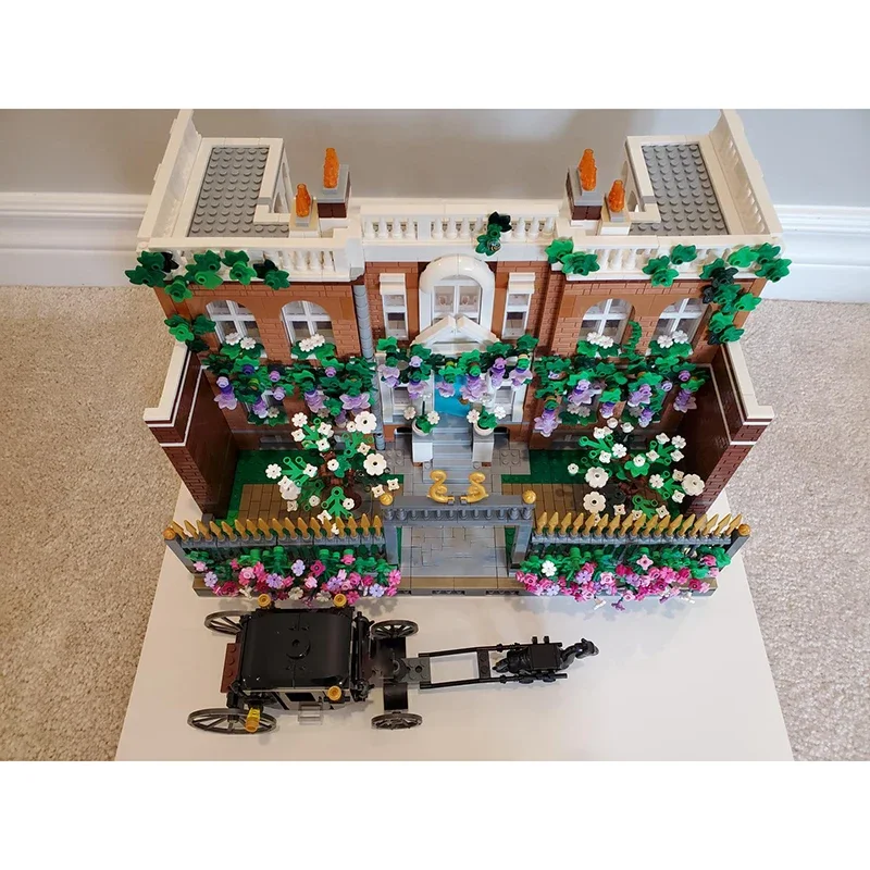 Moc Building Blocks The Bridgerton House Technology Modular Bricks Model  Gifts Christmas Toys DIY Sets Assembly
