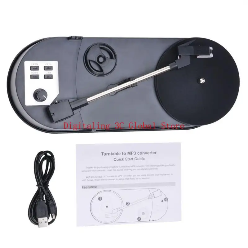 EZCAP613P Enregistrer à MP3 Convertisseur avec Système haut-parleur intégré USB