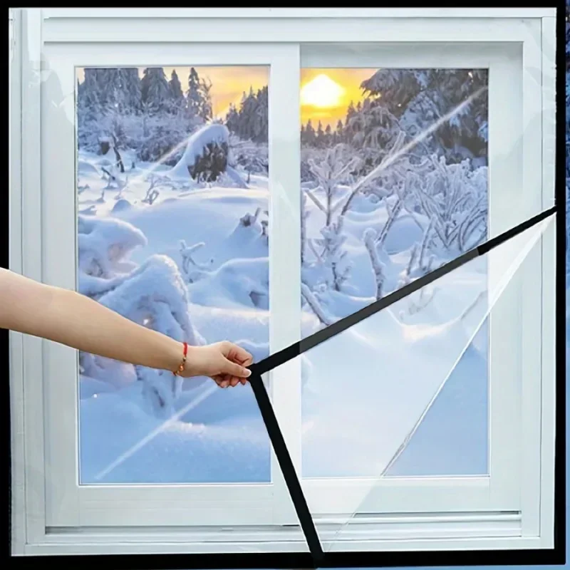 Winter Warm Curtains,insulation Film,windproof Sealing,window Leakage Sealing,windproof Transparent Plastic Cloth,coldinsulation