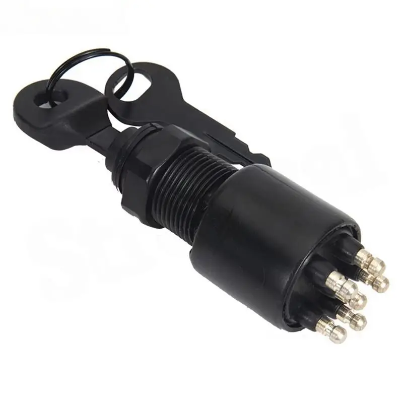 Ignition Switch Starter Key For Bombardier Boat Engine BRP Control Box Ignition Key Switch