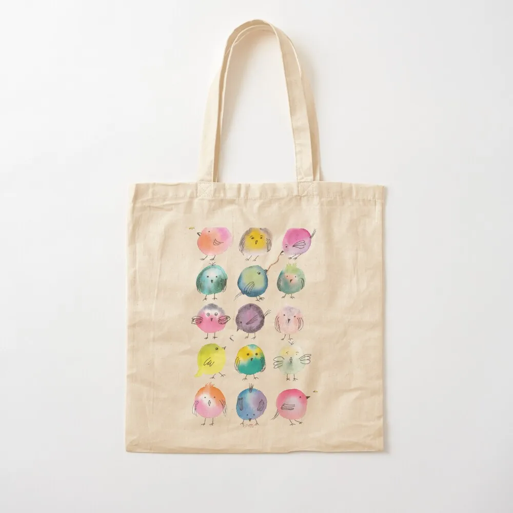 Funky Birdies Tote Bag shoping bag shopper bag women canvas shopper bags