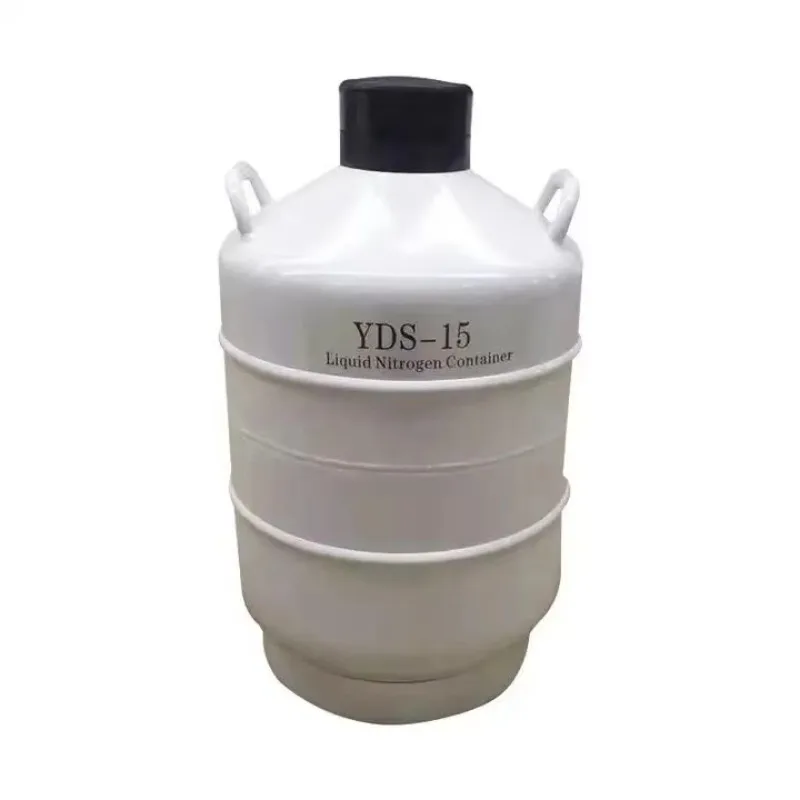 

15L Liquid Nitrogen Tank for Cow Semen Storage - Cryogenic Container With Low-Temperature Preservation