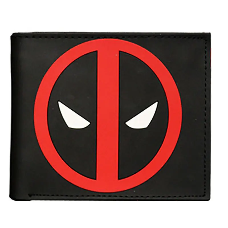 Marvel Avengers Super Hero Series Deadpool Anime Foldable Wallet Multi Bank ID Card Holder Card Clip Bag Cartoons Cosplay Gifts