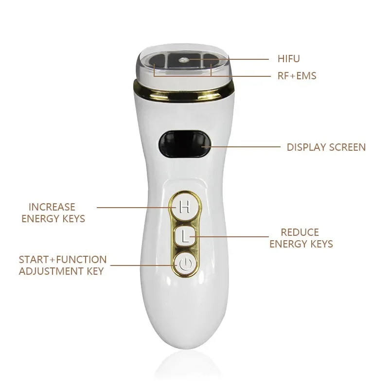 Good Quality RF Face Lifting  Mini Hifu Firming nourishing Multifunctional RF Portable Home Use