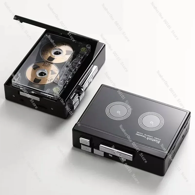 Vintage Bluetooth Walkman Cassette Player, Auto Reverse FM Radio Stereo Tape Player for Nostalgic Audio Playback