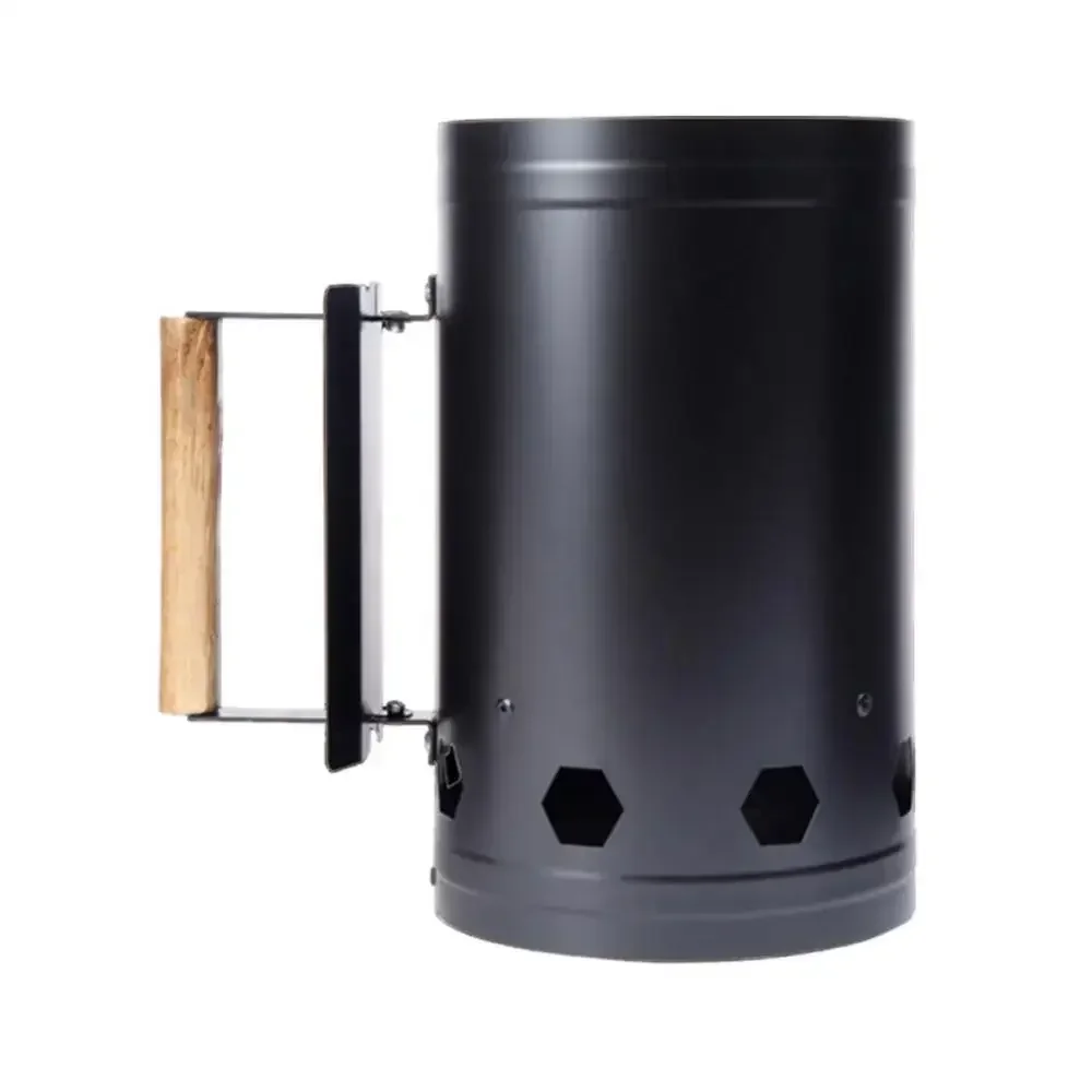 Spark Bucket Holzkohleimer Holzkohlezündung Holzkohleimer Grillofen Zünder Outdoor Barbecue Herd Zündzylinder – Detail 7