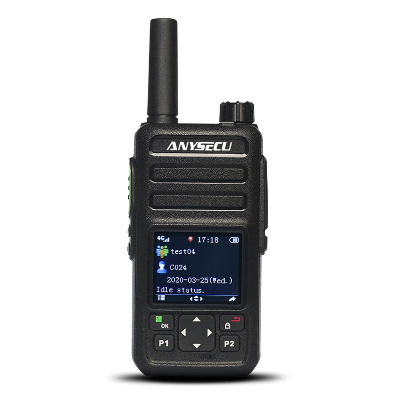 Anysecu HD580 Unlocked 4G Walkie Talkie HD-580 PTT Phone POC Public Network IP Radio for Realptt Two Way Ham Radio