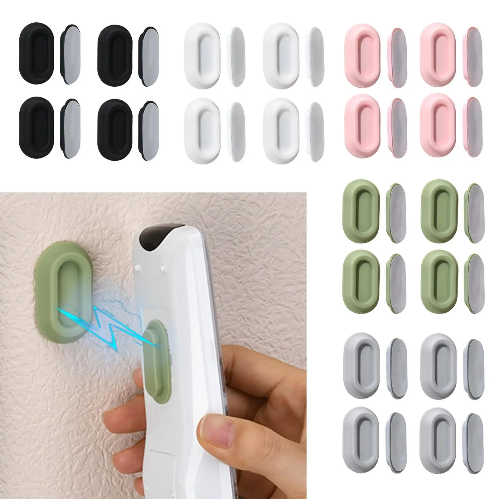 

4 портативного держателя для пульта дистанционного управления, удобный органайзер для пульта дистанционного управления для офиса