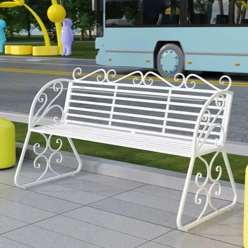 Metal Long Garden Chairs Modern Hotel Outdoor Waiting Pink Baby Garden Chairs Industerial Handle Sillas Salon Balcony Furniture