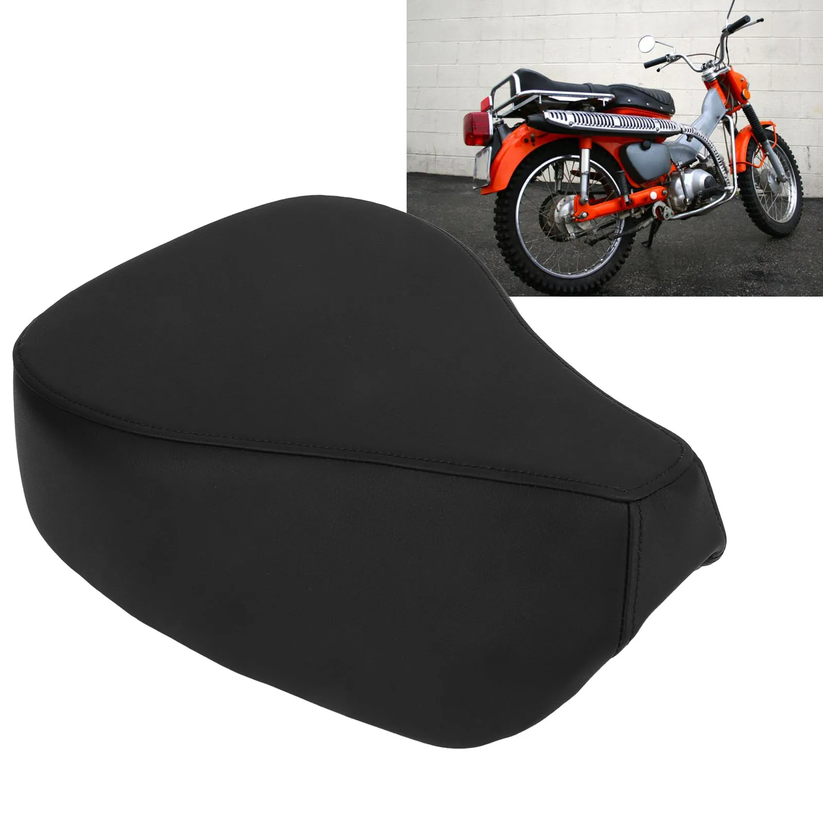 

Мотоциклетное сиденье 77200 102 790, удобное седло из искусственной кожи в сборе для CT90 K1-79 TRAIL 90 110, прочное сиденье для верховой езды