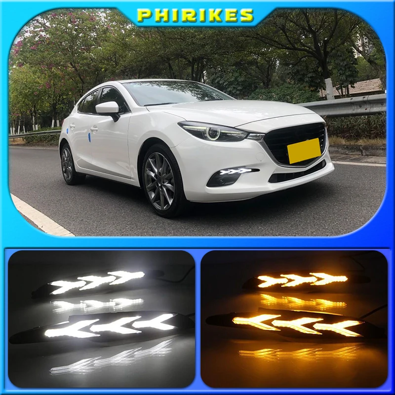 

2 шт., дневные ходовые огни для Mazda 3 Axela 2017 2018