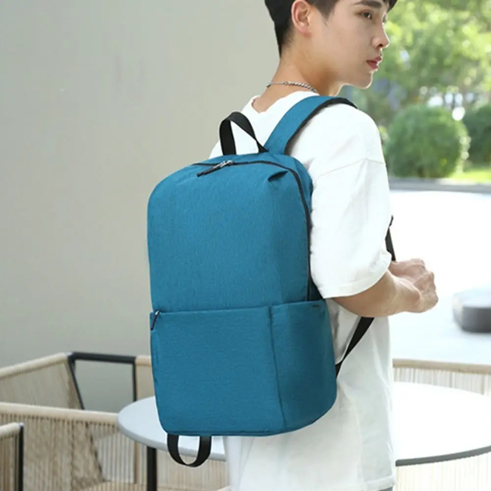 High School Backpacks Men Business Bag Solid Color Backpack Girls Shoulder Bags Women Laptop Backpacks Students School Bags