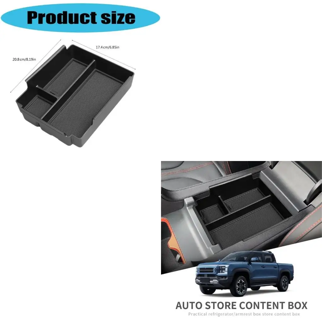 Practical Armrest Organizers Console Storage For BYD Shark With Sectioned Design