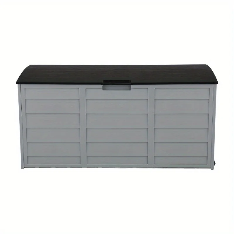 Outdoor Storage Deck Box Large Chest Bin Patio Garden 75-Gal Container