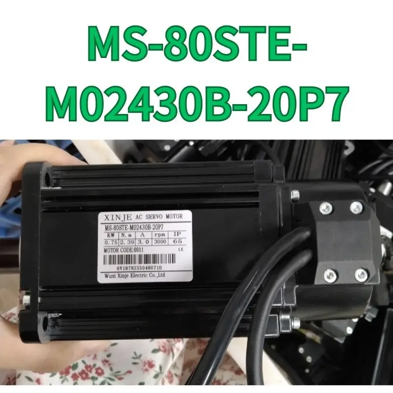 

second-hand MS-80STE-M02430B-20P7 servo motor test OK Fast Shipping