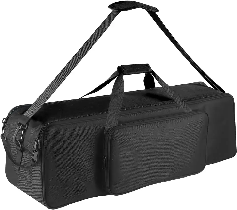 

Сумка для штатива, 31,5 дюйма, мягкая, сверхмощная, с двойной молнией и внешним карманом, подходит для штативов до 31 дюймов.