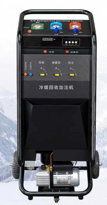 Macchina per la pulizia e il riempimento del ciclo di non smantellamento del recupero del refrigerante del condizionatore d'aria automobilistico