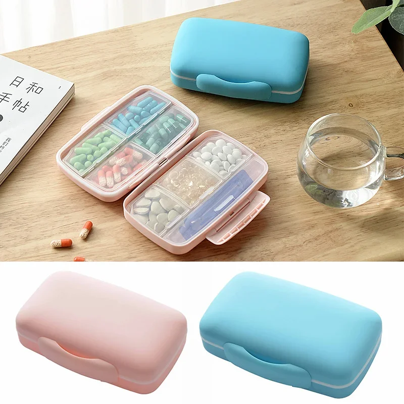

8-grid Large-capacity Pill Cases Waterproof Sealed Portable Double-layer Pill Box Tablet Holder Storage Box Medicine Organizer