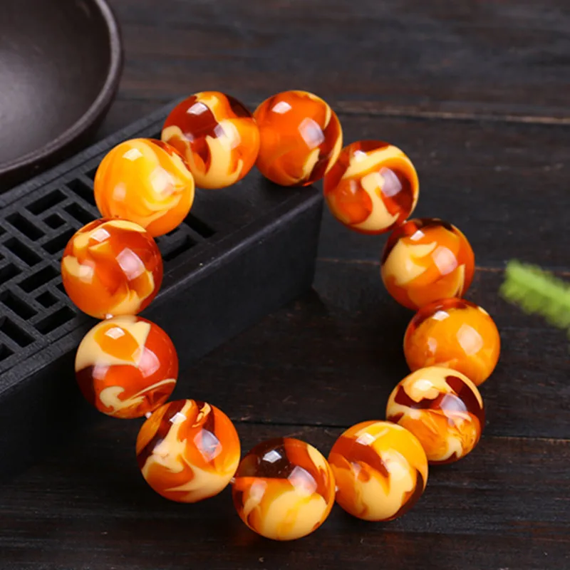 

Second-generation Amber Bracelet, Fashionable and Versatile Ethnic Style Bracelet