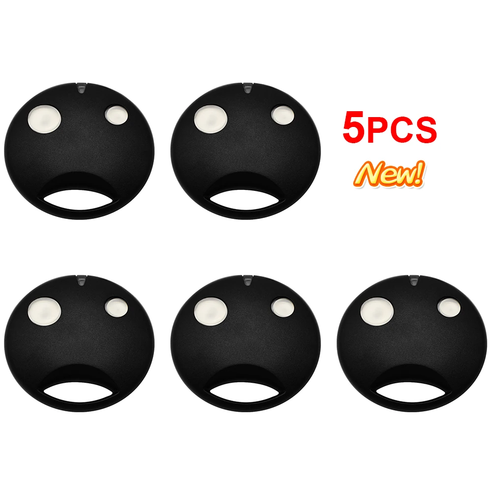 5PCS Garage Door Gate Opener Keychain NICE SMILO SM2 SM4 433MHz Remote Control Rolling Controller