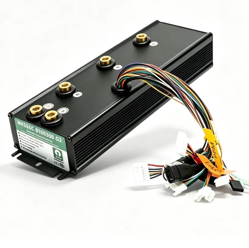 Makerbase 100V 300A VESC Benjamin Electric Vehicle Controller ESC for High Power EV Control Light Motorcycles And Skateboards
