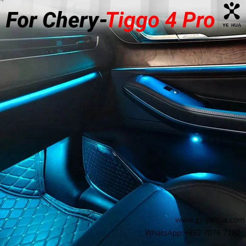 For Chery Tiggo 4 Pro 2020 2023 Car Interior Ambient Lighting Modification Full Set Automobiles Parts Accesorios Para Auto Tools