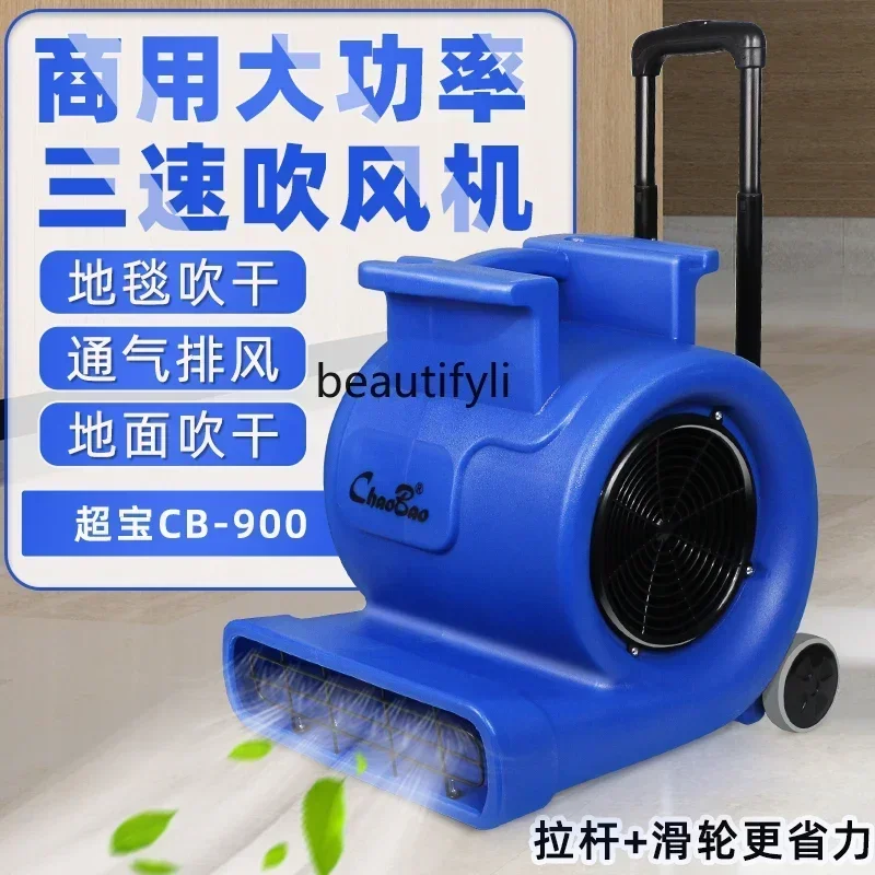 A61 l New Powerful Hair Dryer Commercial Floor Dryer Floor Blowing Hotel Carpet Kitchen Dehumidification Blower