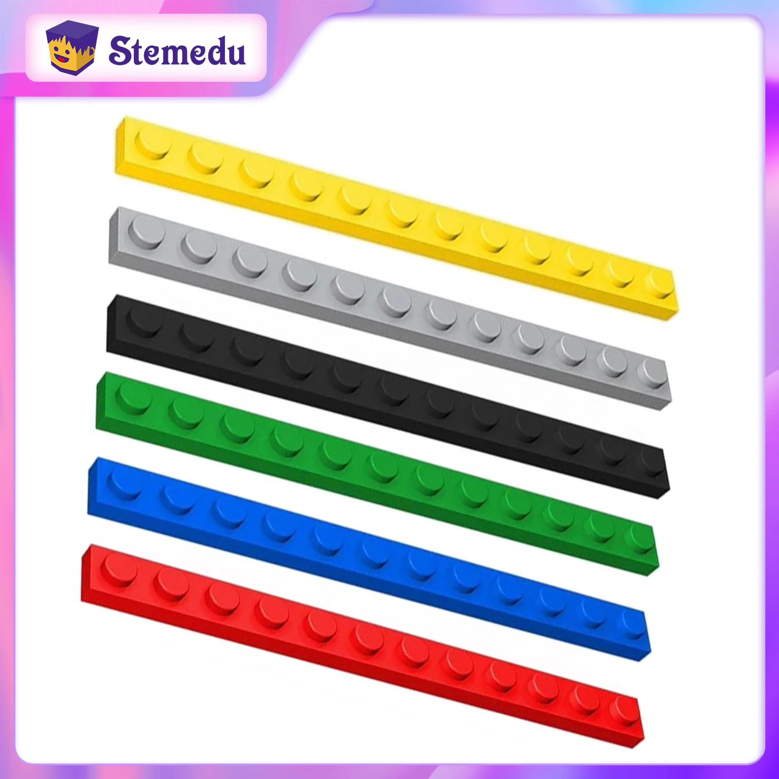 1x12 Klasyczne Klocki Konstrukcyjne MOC Technologiczne DIY Łączenie Samochód Dom Zwierzęce Kompatybilne Klocki Dziecięce Kreatywne Interaktywne Zabawki