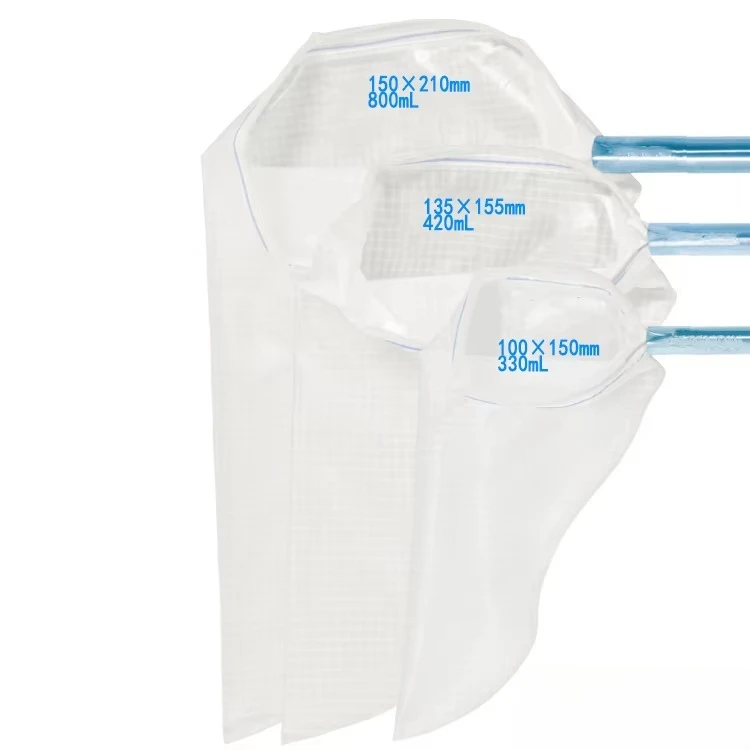 Disposable Non-Detachable Endo-Retrieval Pouch  Bag Endo Specimen Retrieval Bag for Large Cavity 800mL