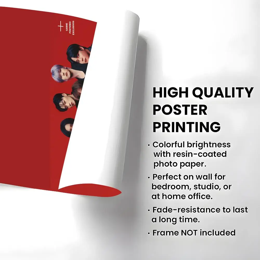 Boy Group ATEEZ Poster High-definition  poster stickers, suitable for bedroom, living room, home decoration