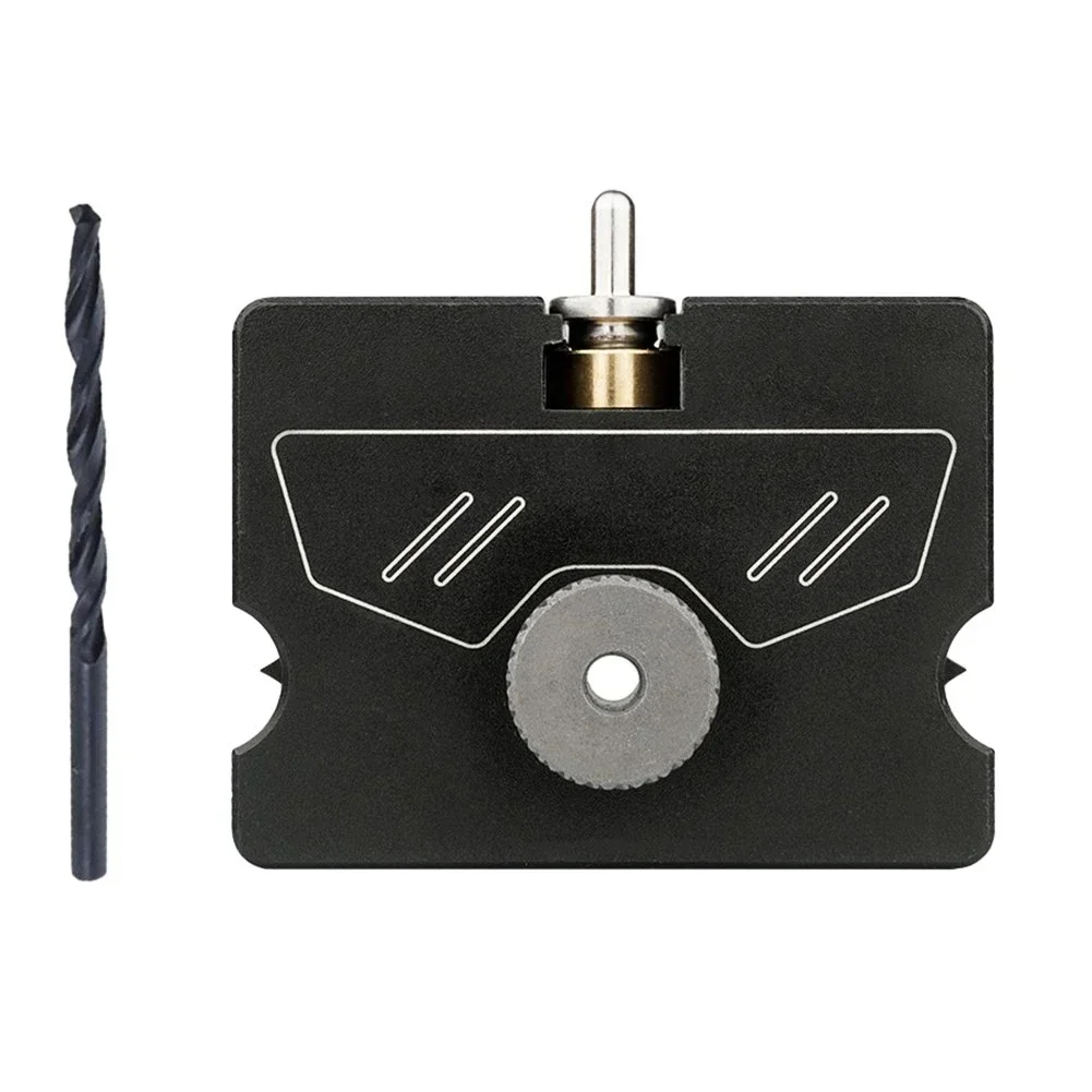 Imagem -02 - Quick Connect Woodworking Connector Guia Dowel Jig Hole Punch Locator Hardware Tools em 60*45 mm Liga de Alumínio