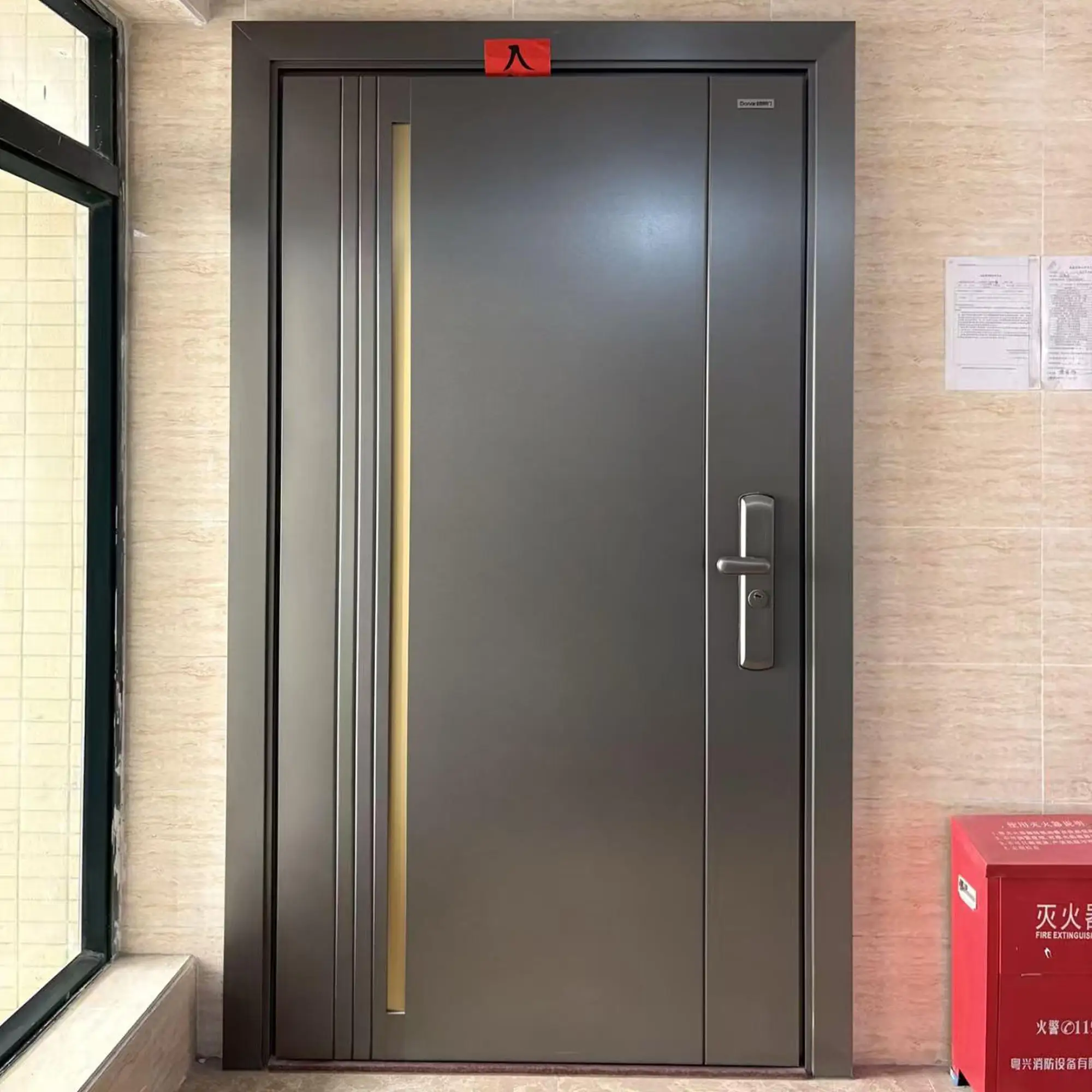 Made in China Household Safety Entrance Door Anti Rust Aluminum Alloy Hinged Doors Long Lasting and Durable Security Doors