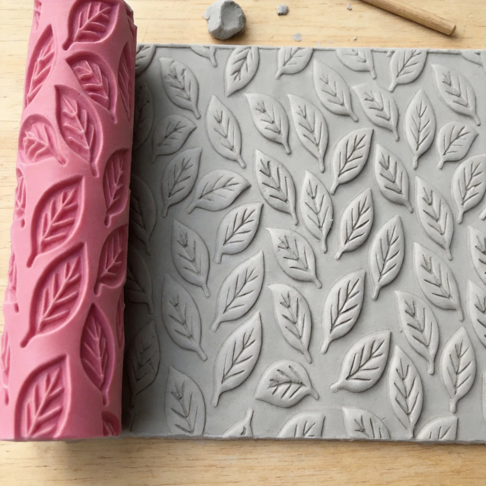 Embroidery Texture - Wałek do ceramiki DIY z wzorem