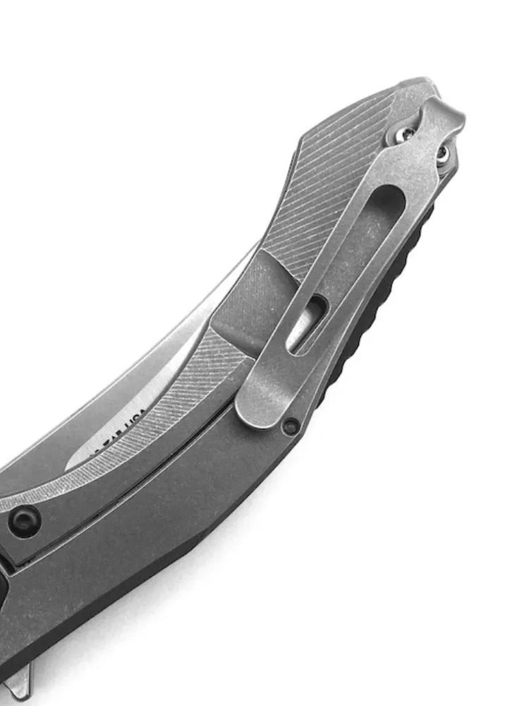 Titanium CNC Folding Tool Back Clip Portable Pocket Waist Clip for ZT0460 ZT0462 ZT0609 ZT0022 ZT0223 Kershaw Launch 1