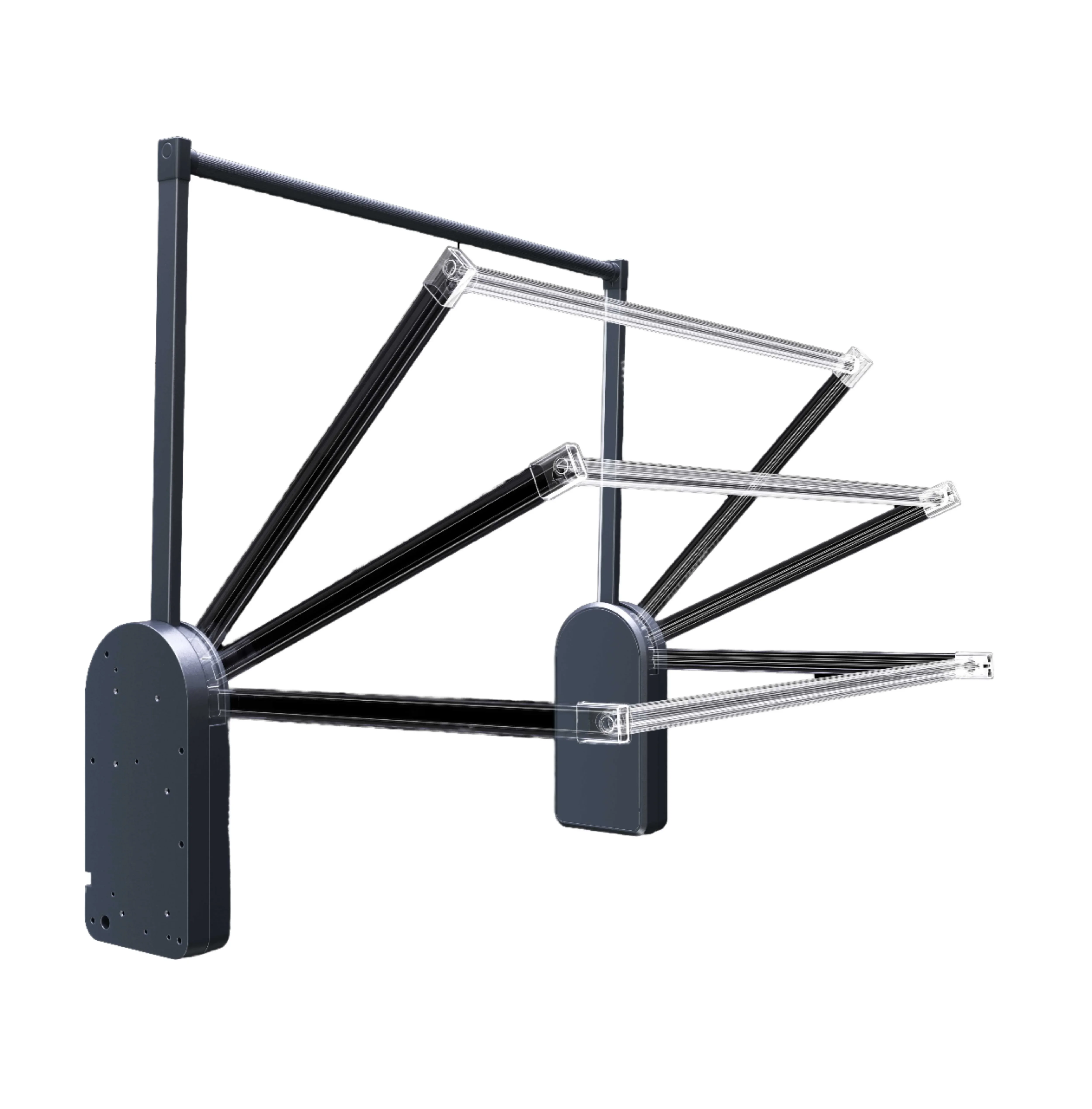 

Factory Supply GALAXY G03A Electric Wardrobe Lift Clothing Rod Smart Pull Closet Rod Aluminum Material Wall Mount Detachable