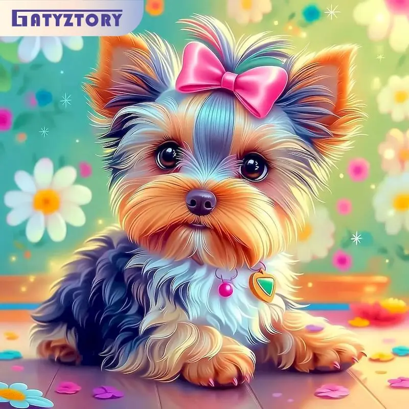 

Diamond Painting Kits Art Supplies Diamond Embroidery Puppy Full Round/Square Diamond Art For Beginners Wall Art Crafts Diy Kits
